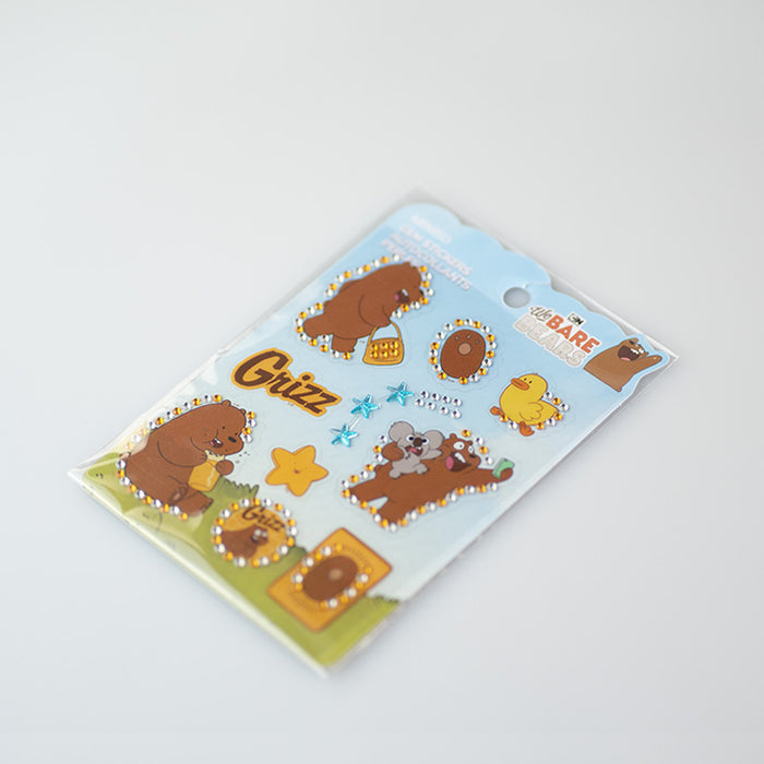 Set di stickers con brillantini di Grizzly We Bare Bears