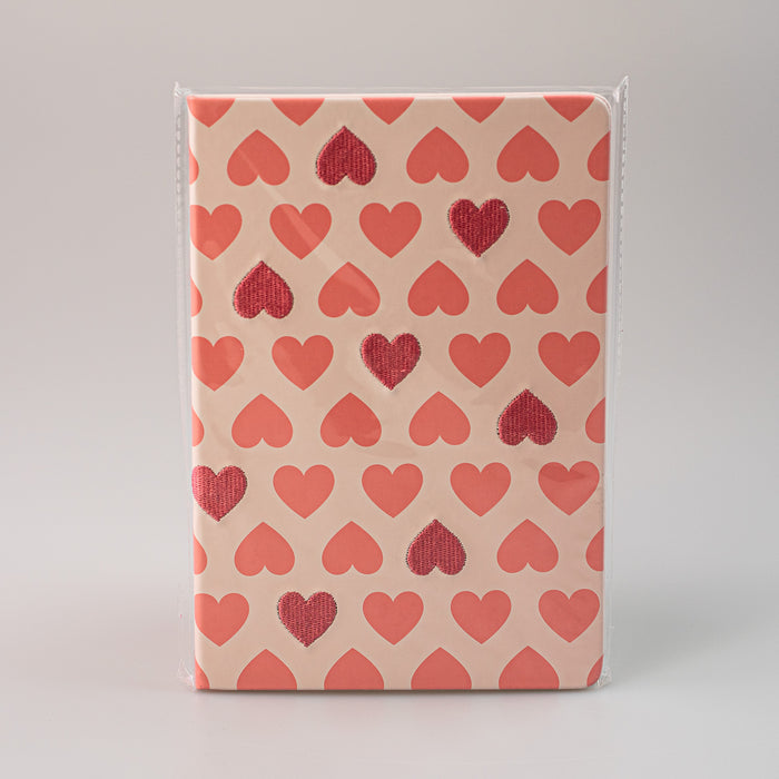 quaderno notebook a5 fogli pink romance miniso