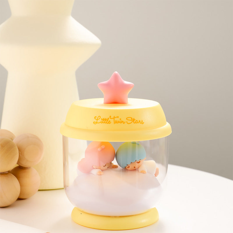 Lampada da notte piccola gialla di Little Twin Stars collezione Sanrio.