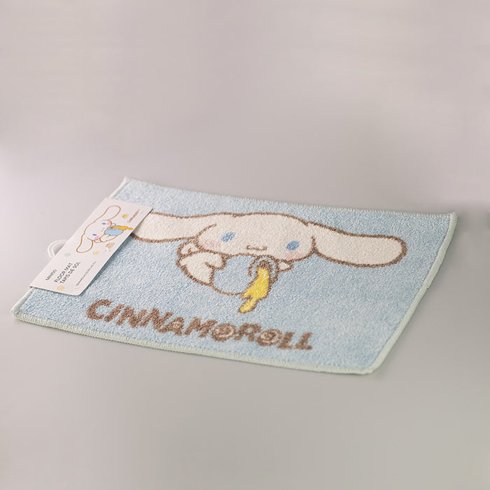 Tappeto azzurro da bagno di Cinnamoroll della collezione Sanrio