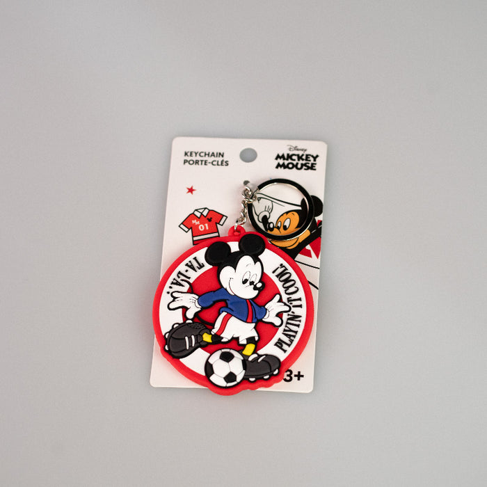Portachiavi assortiti rosso e blu Mickey Mouse collezione Sport