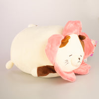 Peluche Mini Family bear color panna versione steso stagione Sakura della collezione San Valentino