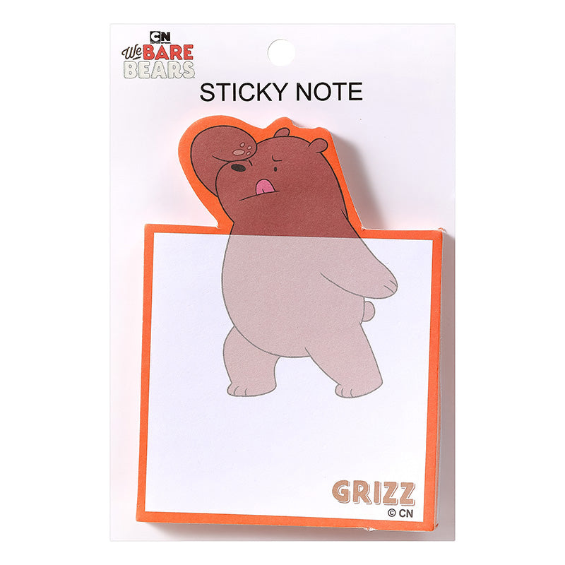 Sticky Notes post-it We Bare Bears in quaddro varianti: ice bear, grizzly, panda, e tutti insieme