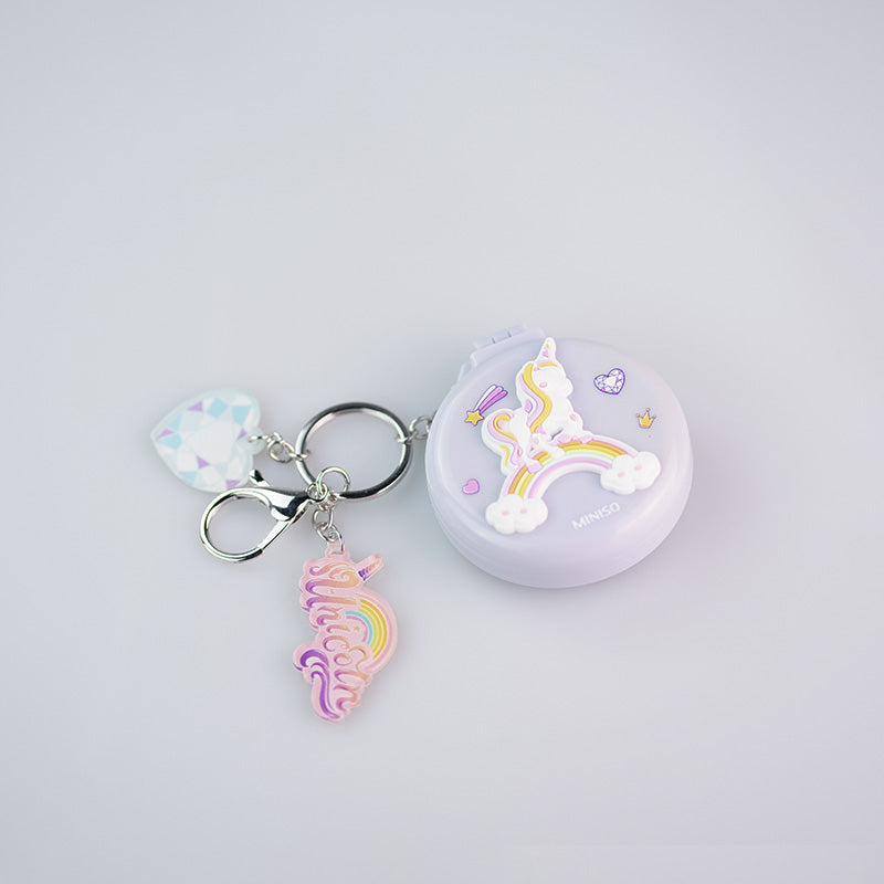 Portachiavi Unicorno della Unicorn Dream collection con mini pettine
