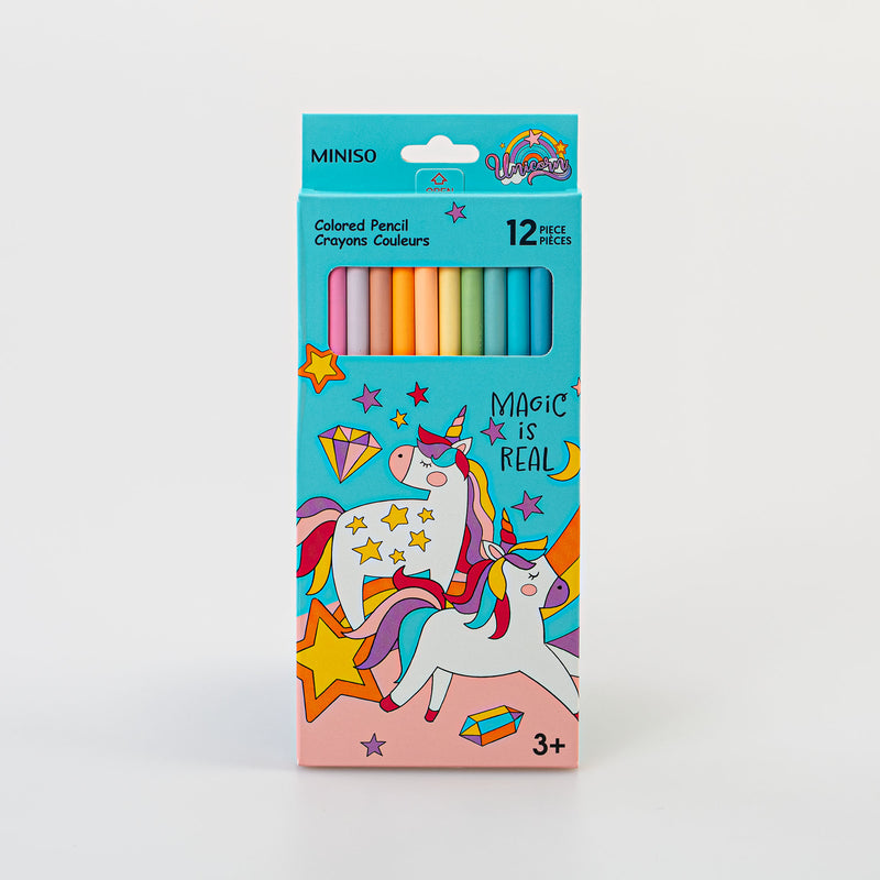 matite colori cancelleria miniso unicorno