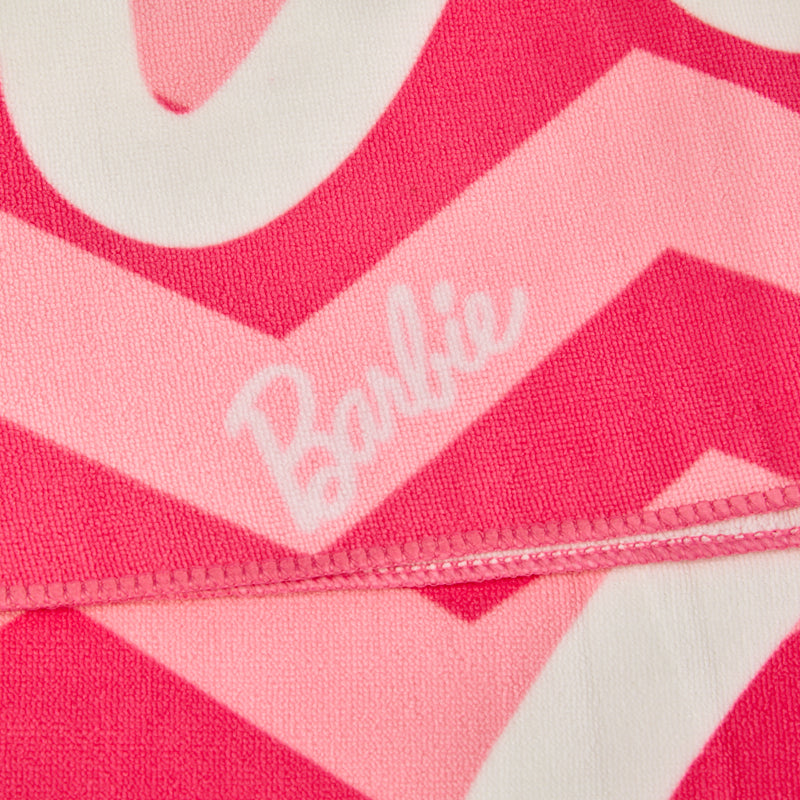 Asciugamano grande fuscia e rosa della collezione Barbie