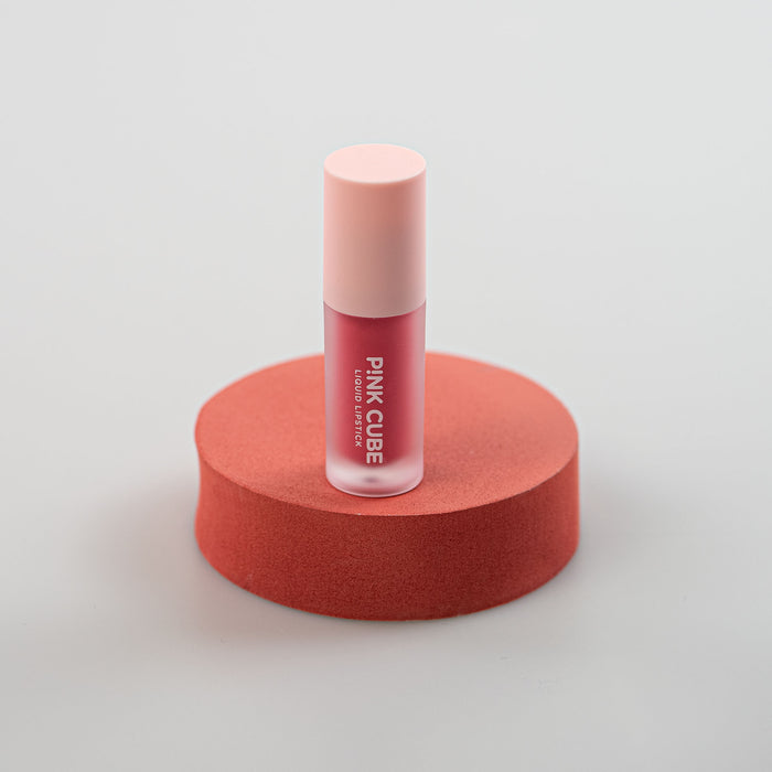 Liquid Lipstick rossetto liquido opaco Make Up Pink Cube, Peachy, Nuddy, Red Hot, Revenge, Miniso