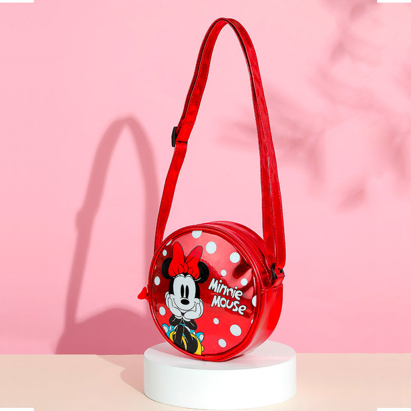 Borsa a tracolla regolabile rossa di Minnie Mouse della collezione Disney