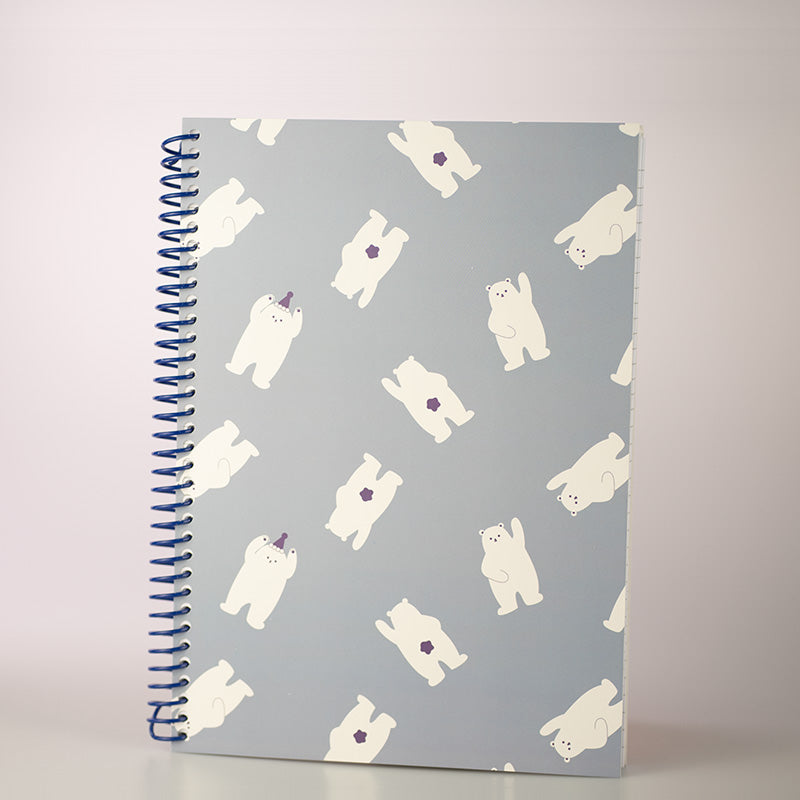 Notebook con spirale orsi