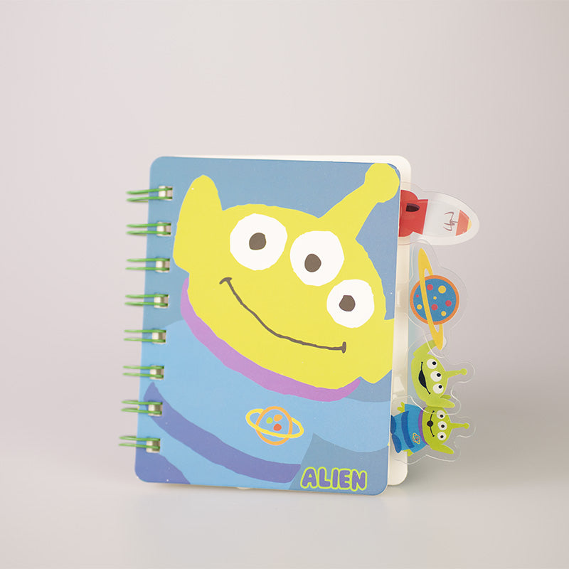 Notebook mini con alieno