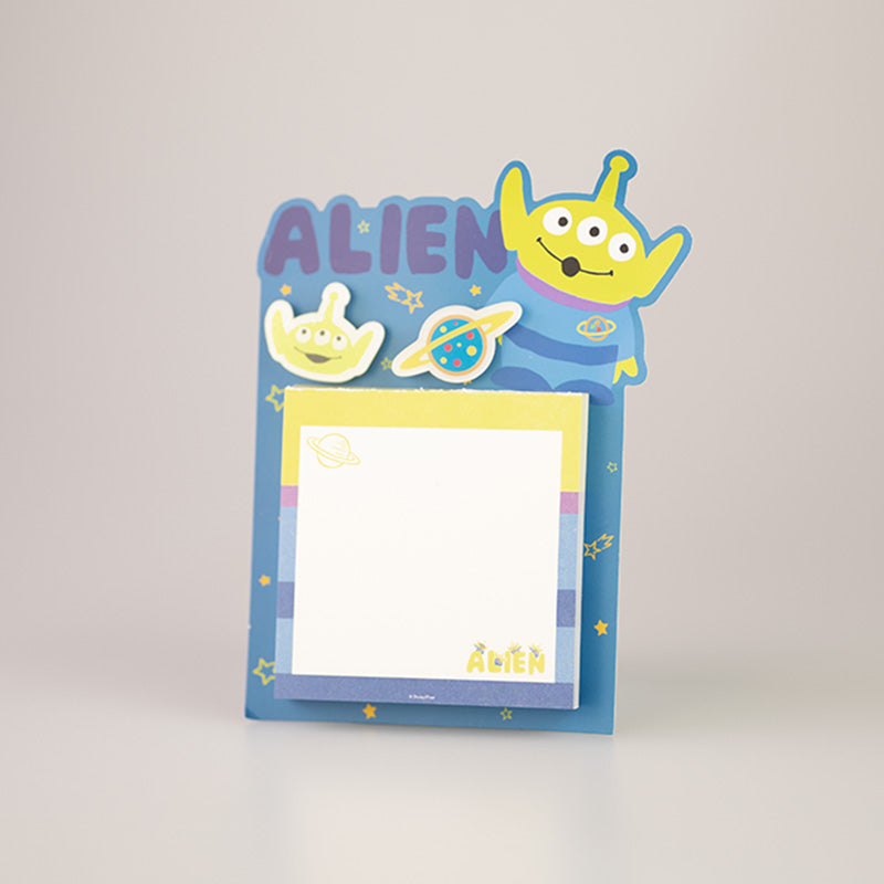 Piccolo memo Pad di Alien della collezione Toy Story su cui prendere ntoa.