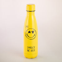 Bottiglia isotermica gialla smiley world