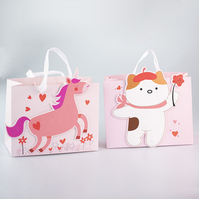Busta regalo in due varianti: con unicorno e gattino Ding Ding