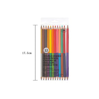 12 matite colorate con doppia punta
