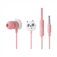 Auricolari Panda di We Bare Bears rosa