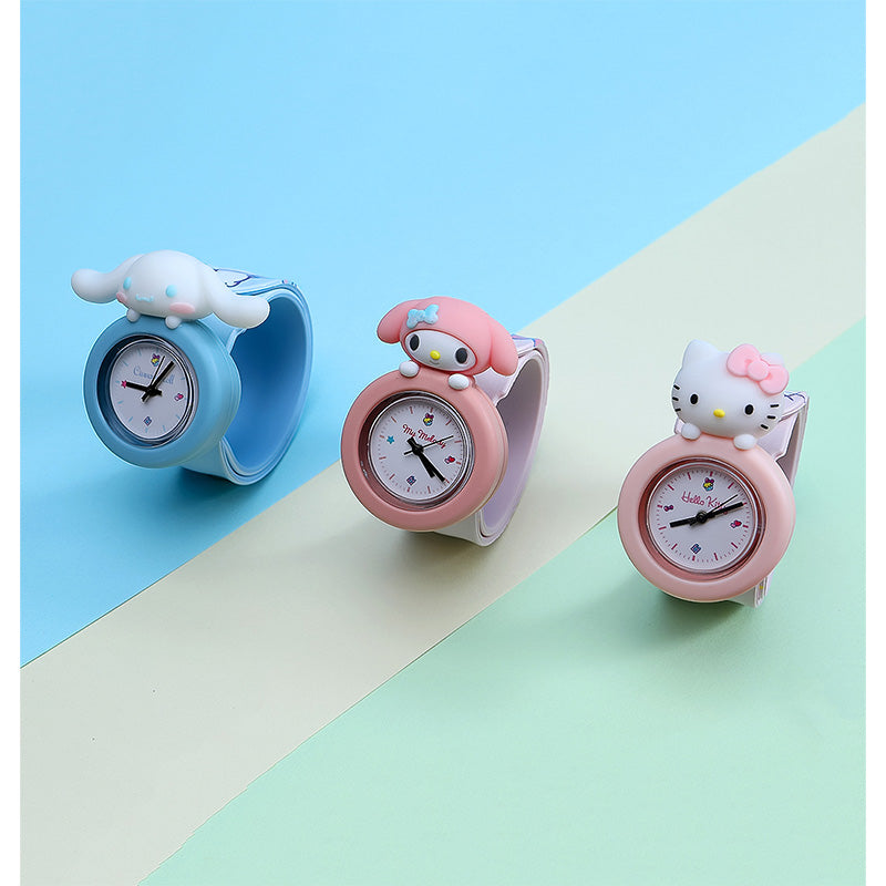 Orologio da polso per bambini 3D di Cinnamoroll con batteria.
